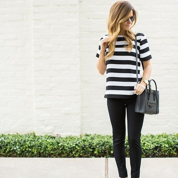 Banana Republic Tops - BR// Bold Stripe Tee Blouse